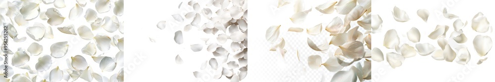 Isolated white Kidney beans falling, selective focus Isolated white Kidney beans falling, selective focus