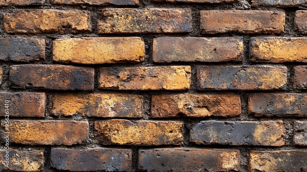 Rustic Brick Wall Texture: A close-up of a weathered brick wall, showcasing the rich, earthy tones and uneven texture of the bricks. The image evokes a sense of history, durability, and authenticity. Rustic Brick Wall Texture: A close-up of a weathered brick wall, showcasing the rich, earthy tones and uneven texture of the bricks. The image evokes a sense of history, durability, and authenticity.