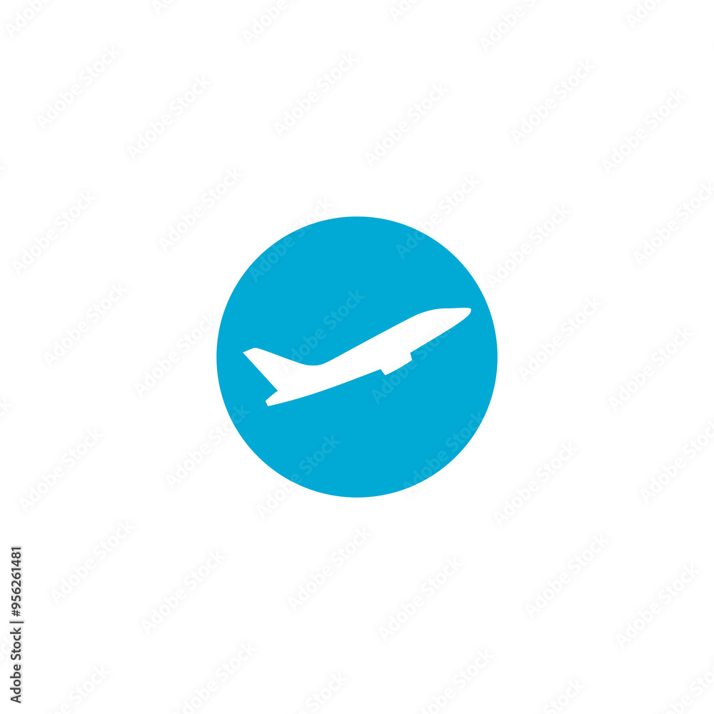 Flying up airplane icon isolated on transparent background Flying up airplane icon isolated on transparent background