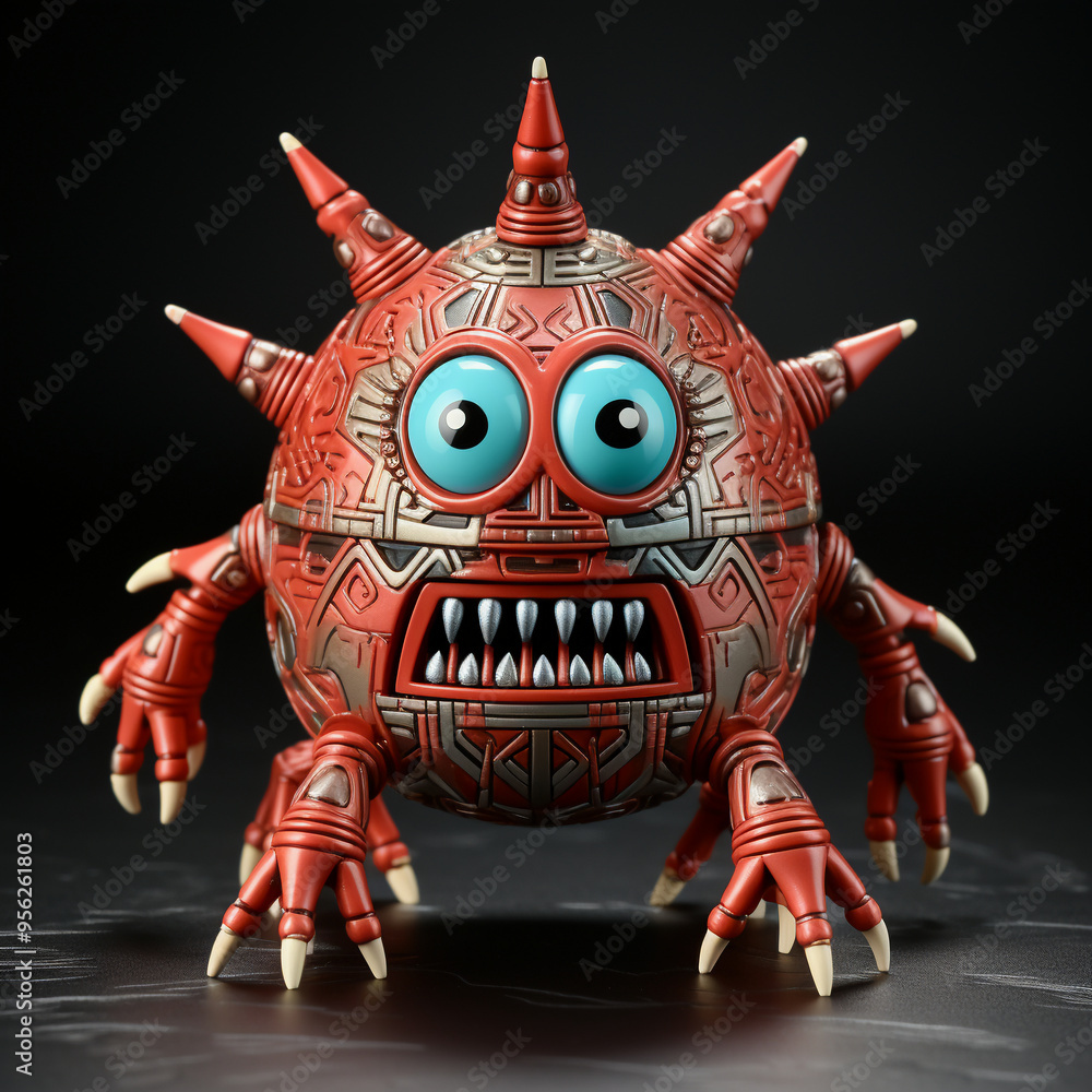 Fototapeta premium Monster of the Microbe