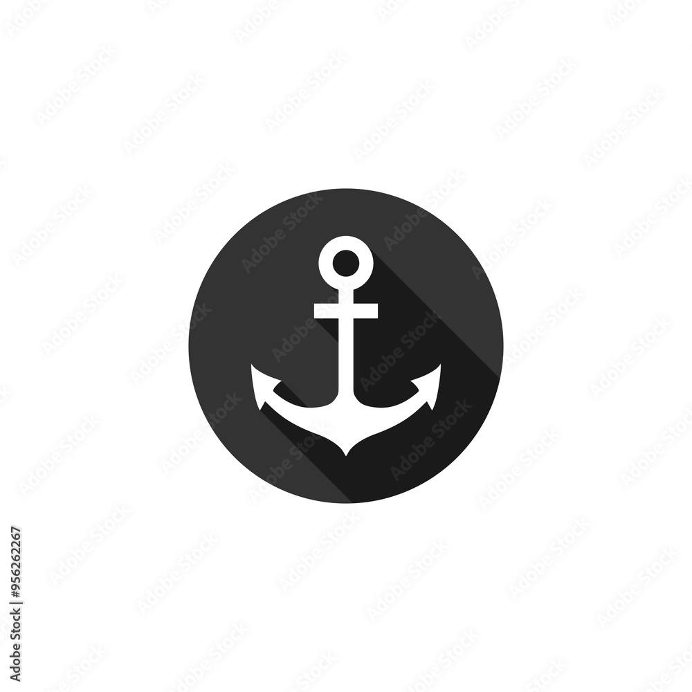 Anchor icon isolated on transparent background Anchor icon isolated on transparent background