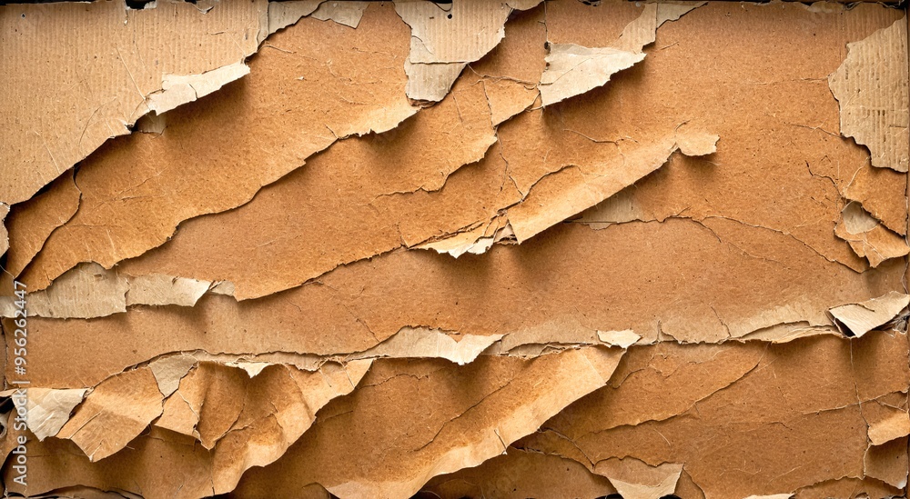 Torn cardboard, showcasing its natural texture and uneven surface, perfect for adding a touch of authenticity. Background. 2 Torn cardboard, showcasing its natural texture and uneven surface, perfect for adding a touch of authenticity. Background. 2