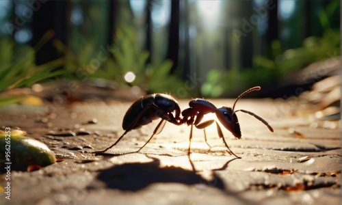 Bullet Ant in Forest photo