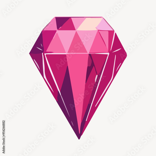 gemstone illustration vector photo