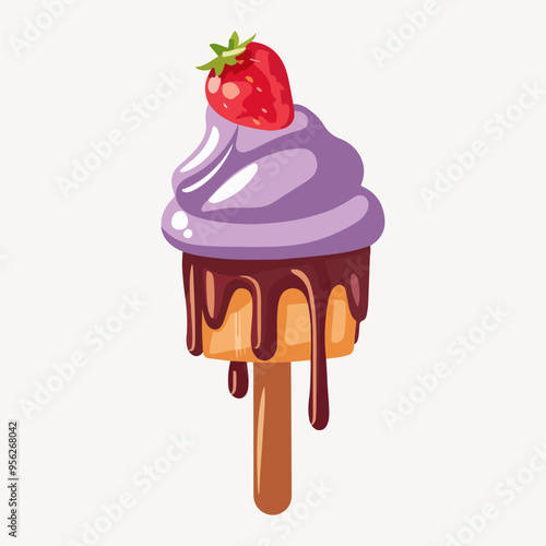 ice cream illustration vector