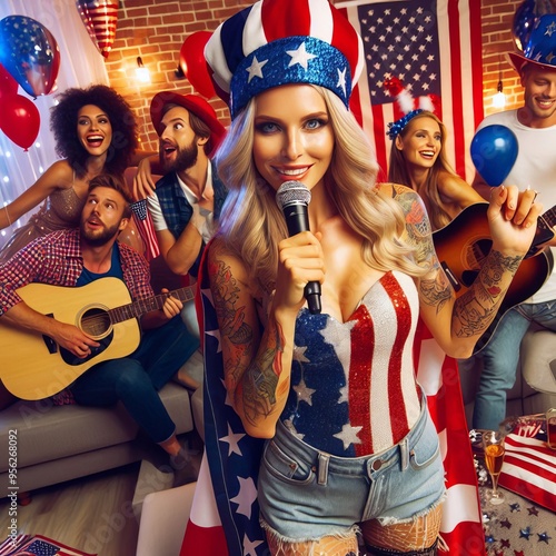 86 31 Independence Day Patriotic Karaoke Night A karaoke party f