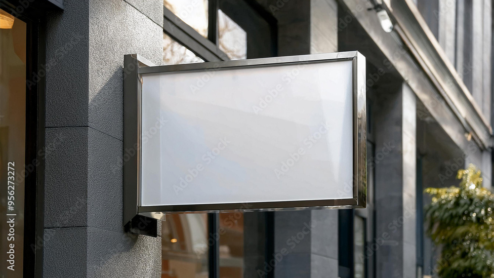 blank billboard on the street