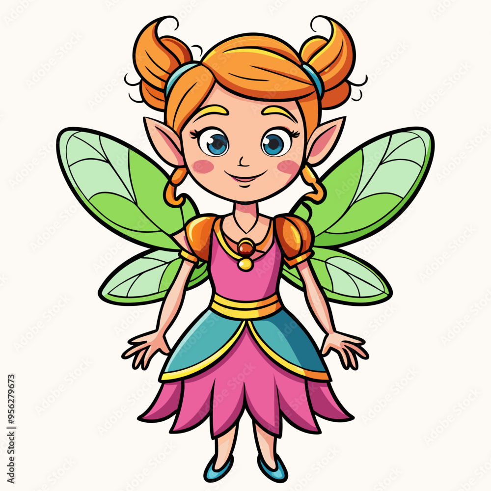fairy cartoon vector illustration fairy cartoon vector illustration
