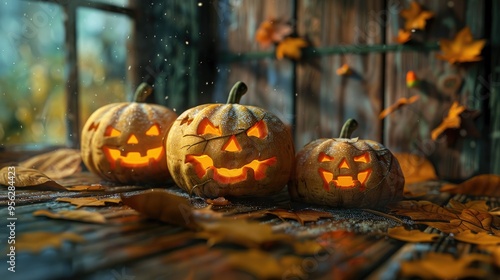 biscuits it shapes pumpkin of halloween photo