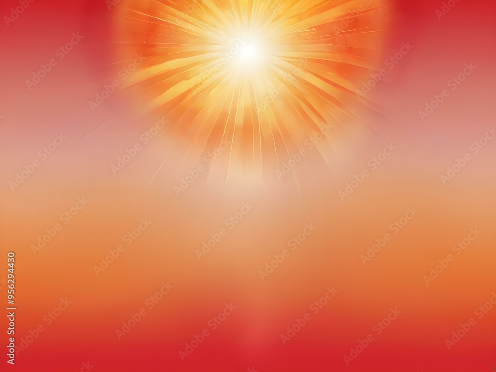 Digital sun background with a glowing orange and red gradient Digital sun background with a glowing orange and red gradient