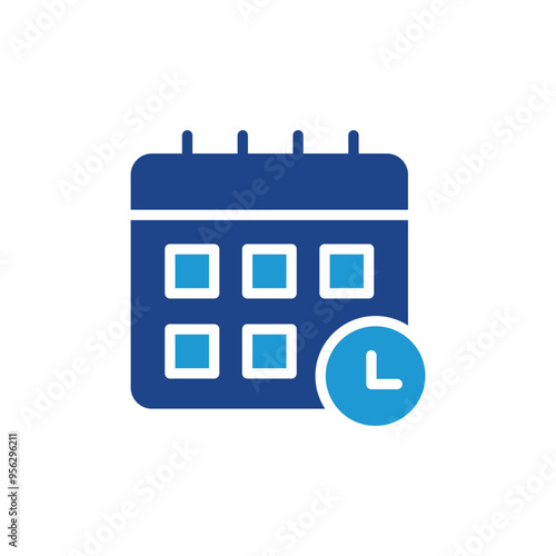 Calendar icon, calendar sign vector