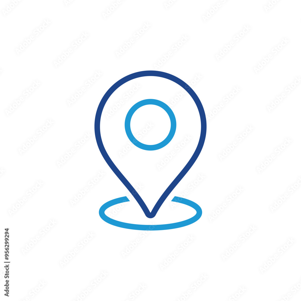 Pin Maps icon, location icon vector Pin Maps icon, location icon vector