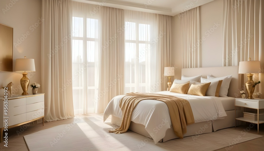 Photo interior modern design room 3d illustration Photo interior modern design room 3d illustration