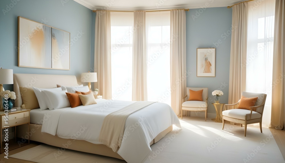 Photo interior modern design room 3d illustration Photo interior modern design room 3d illustration