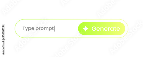 Generate artificial intelligence buttons. Machine learning technology concept.