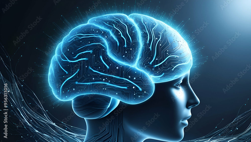 Obraz premium human brain anatomy