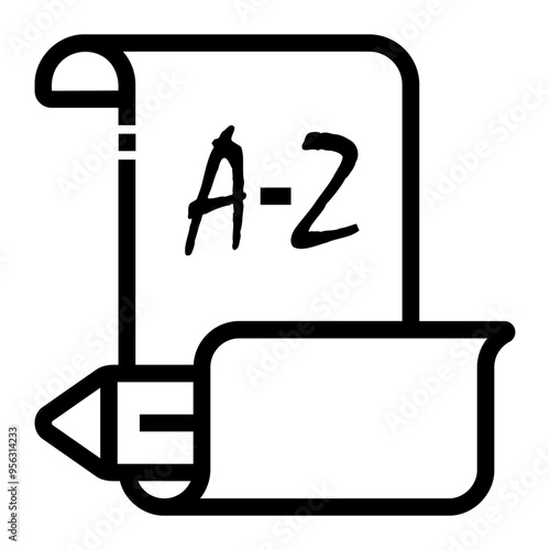 essay Line Icon