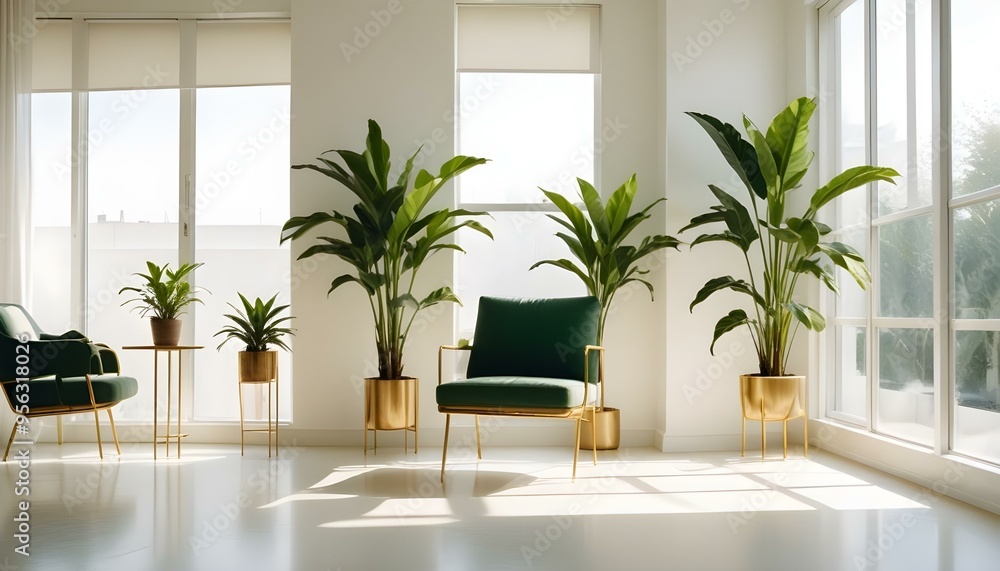 Photo interior modern design room 3d illustration Photo interior modern design room 3d illustration
