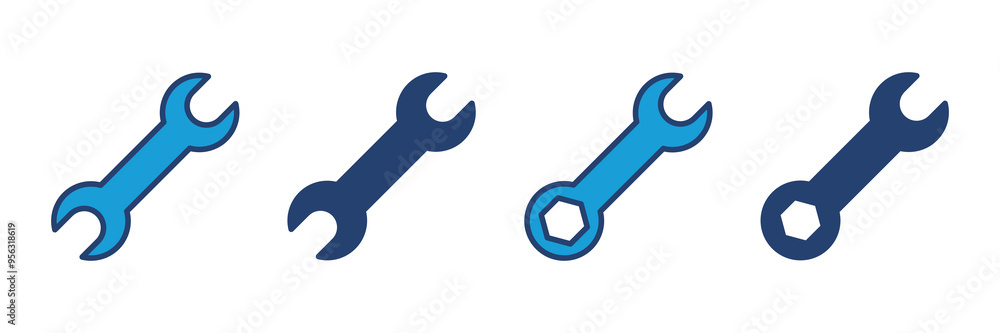 Wrench icon vector. repair icon vector. tools icon vector Wrench icon vector. repair icon vector. tools icon vector