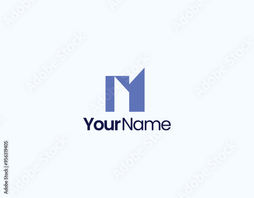 Free Download letter N with building combination logo design - GFXLoad