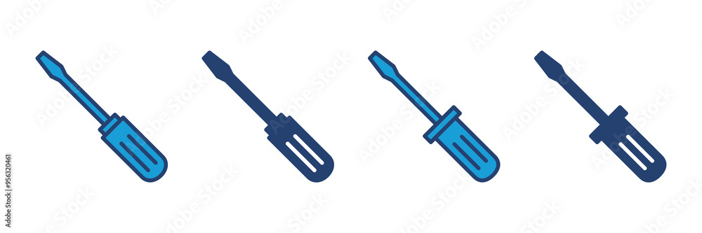 Screwdriver icon vector. tools icon vector Screwdriver icon vector. tools icon vector