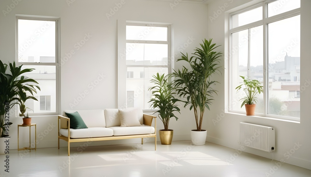 Photo interior modern design room 3d illustration Photo interior modern design room 3d illustration