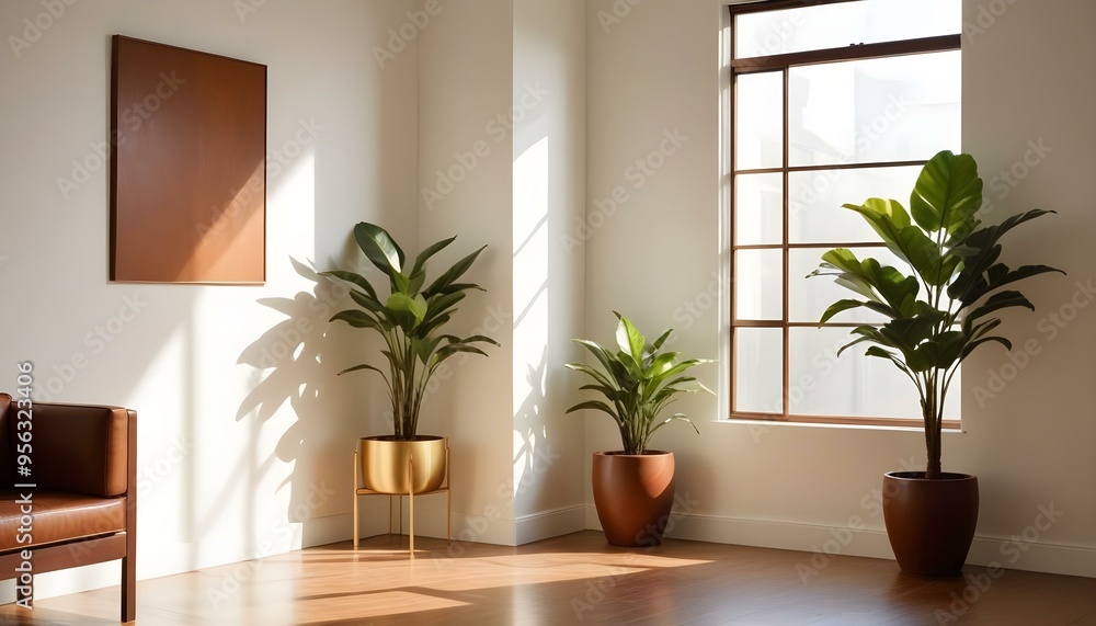 Photo interior modern design room 3d illustration Photo interior modern design room 3d illustration