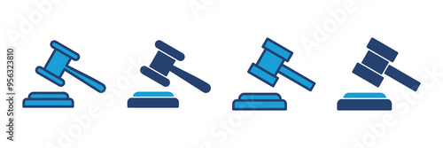 Gavel icon vector. judge gavel icon vector. law icon vector. auction hammer