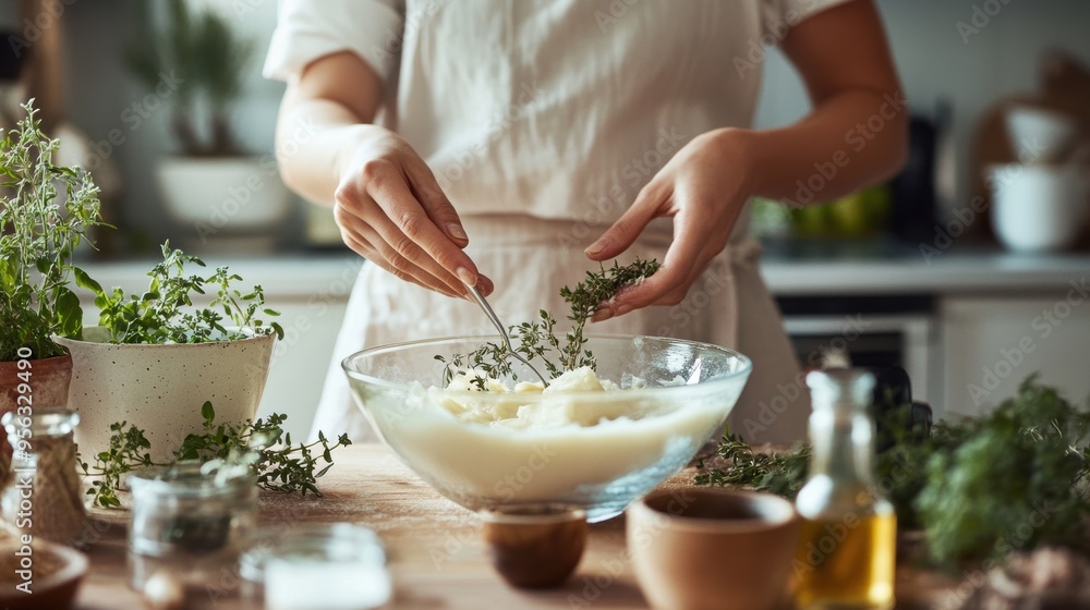 Aromatherapy DIY: Making Homemade Body Butter in a Cheerful Kitchen Setting Aromatherapy DIY: Making Homemade Body Butter in a Cheerful Kitchen Setting
