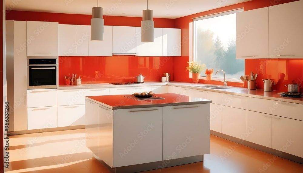 Photo interior modern design room 3d illustration Photo interior modern design room 3d illustration
