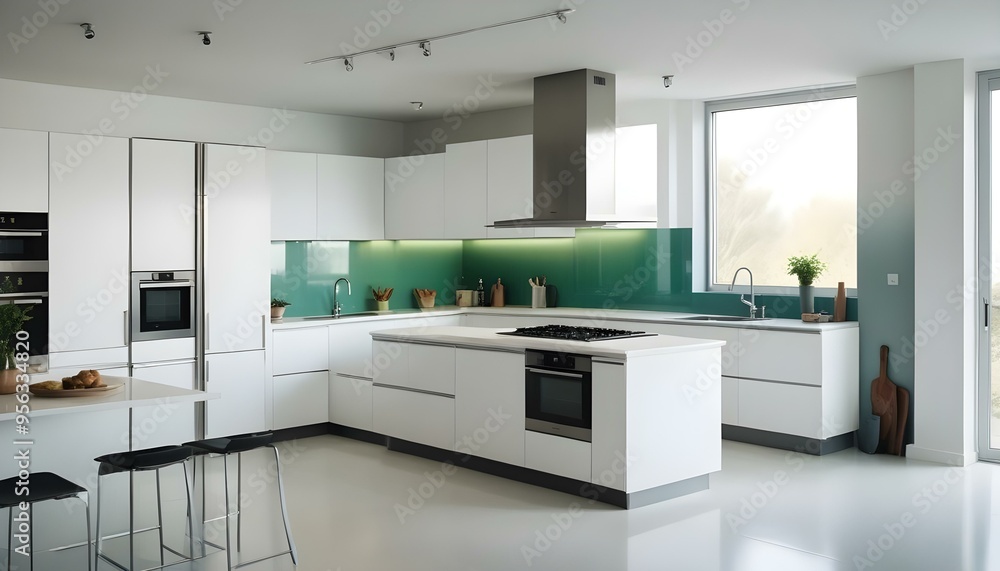 Photo interior modern design room 3d illustration Photo interior modern design room 3d illustration