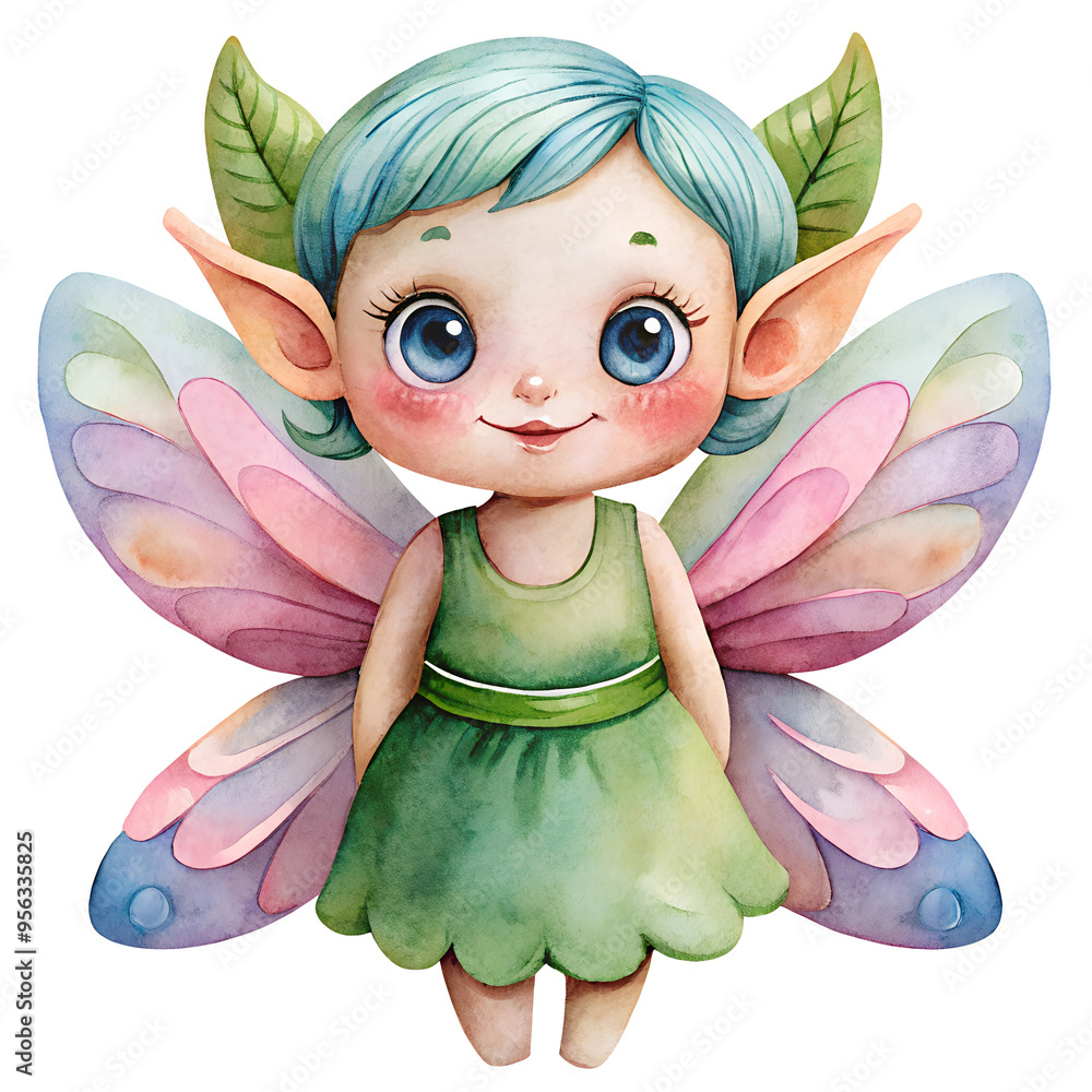 Fototapeta premium Cute Fairy PNG isolated