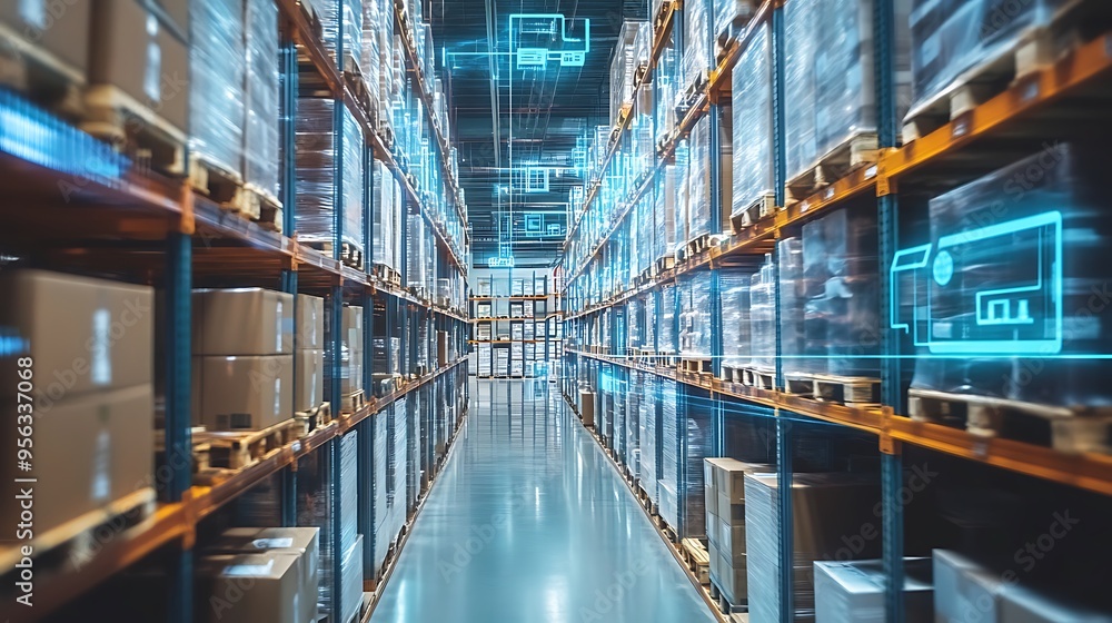 Warehouse Inventory Management System - Illustration Warehouse Inventory Management System - Illustration
