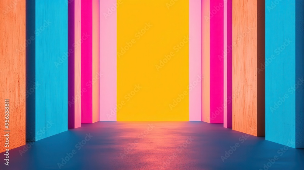 A modern shopping district with holographic advertisements, cyberpunk, digital art, sharp neon colors A modern shopping district with holographic advertisements, cyberpunk, digital art, sharp neon colors