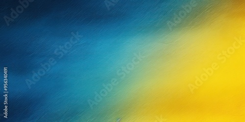 Dark sky blue yellow grain texture vibrant color gradient