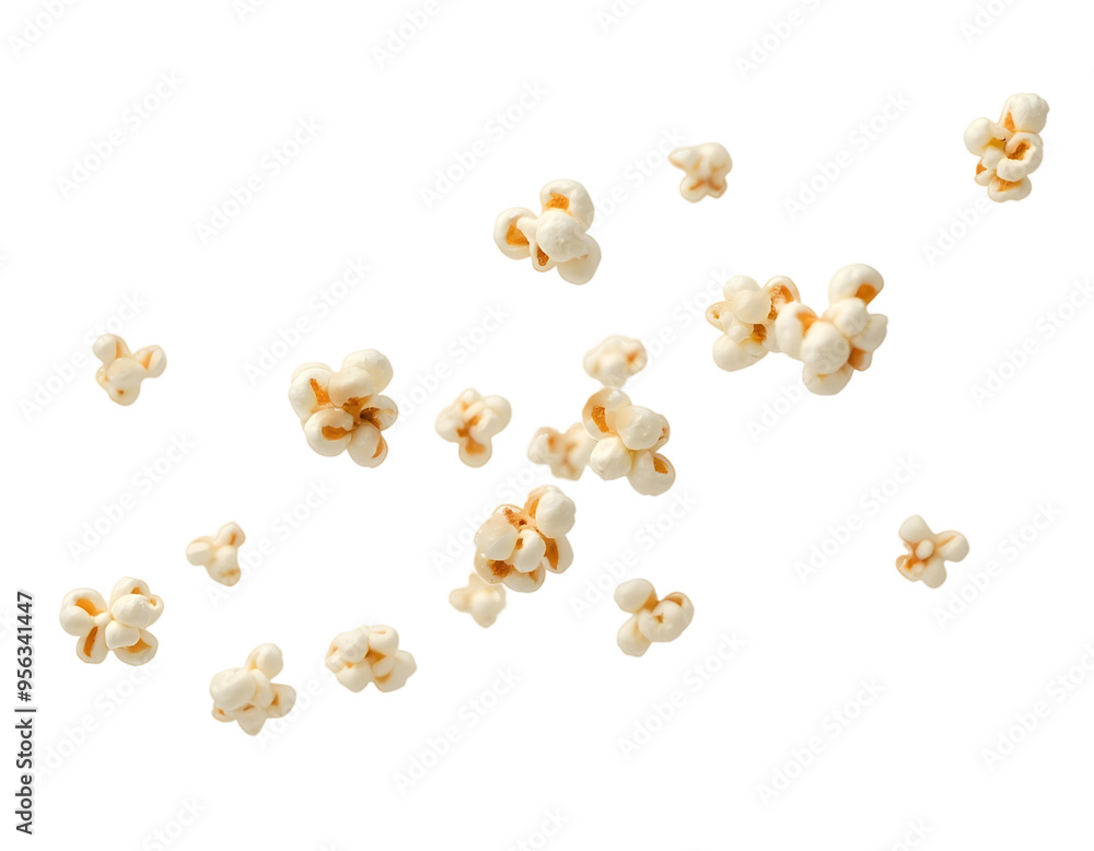 popcorn isolated on white background popcorn isolated on white background