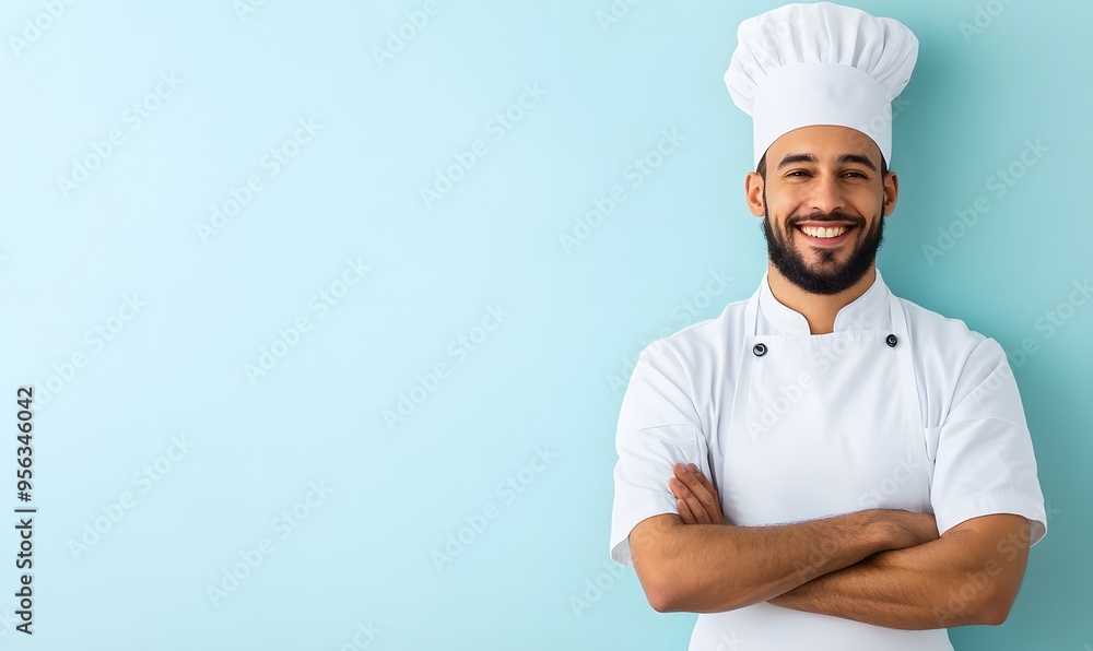Chef with a white apron, Generative AI Chef with a white apron, Generative AI
