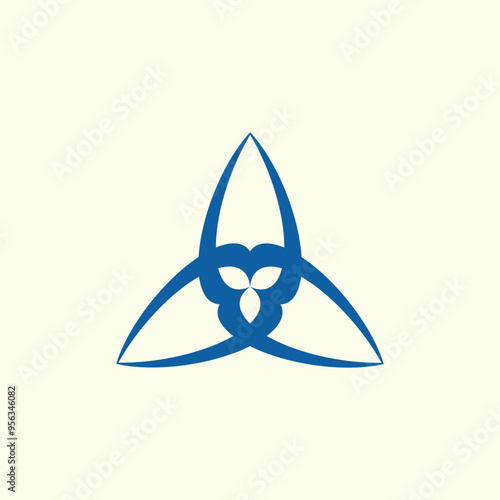 Creative Celtic Symbol Triangle Design