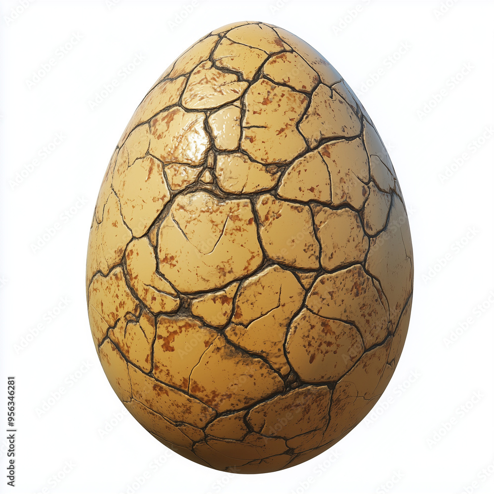 Egg icon with a cracked shell design, showing a subtle texture Egg icon with a cracked shell design, showing a subtle texture