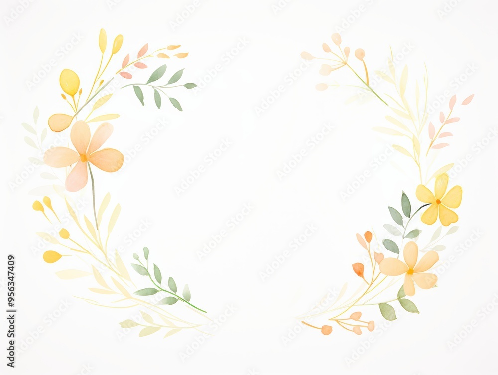 Elegant floral design featuring soft pastel flowers and greenery, perfect for invitations, backgrounds, and seasonal decor. Elegant floral design featuring soft pastel flowers and greenery, perfect for invitations, backgrounds, and seasonal decor.