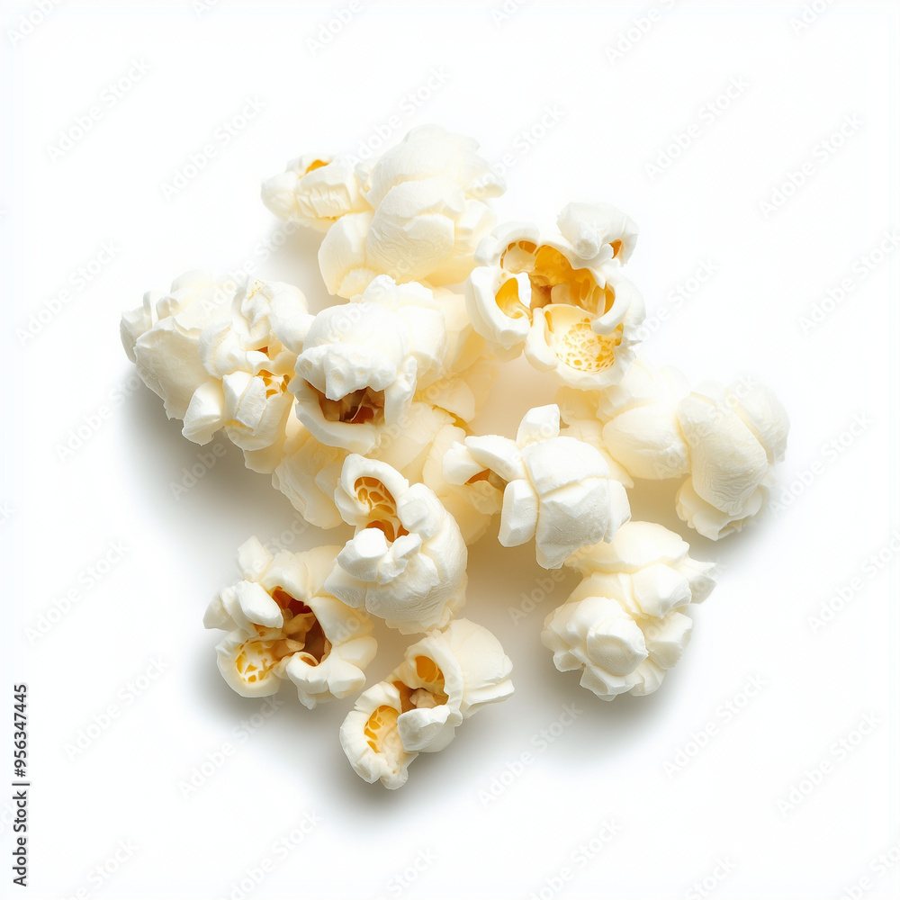 Popcorn isolated on white background Popcorn isolated on white background