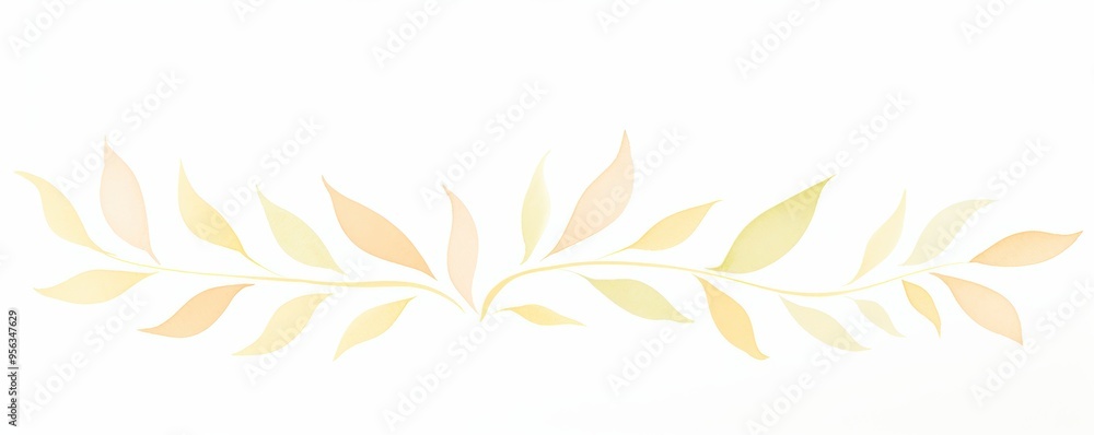 Elegant leaf design in soft pastel colors, perfect for backgrounds and nature-themed projects. Elegant leaf design in soft pastel colors, perfect for backgrounds and nature-themed projects.