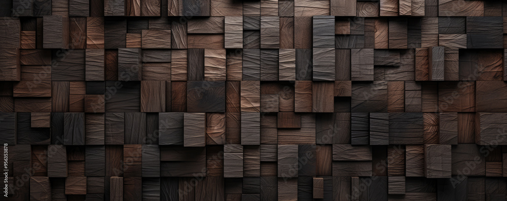 Hard wood or Wood squares Pattern Blocks Collage. Hard wood or Wood squares Pattern Blocks Collage.