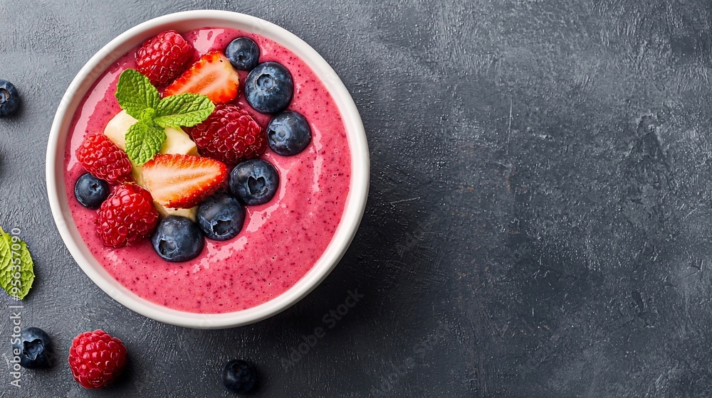 Berry Smoothie Bowl. Berry Smoothie Bowl.