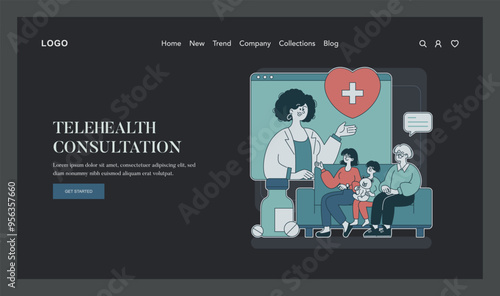 Medical Technology. Flat Vector Illustration