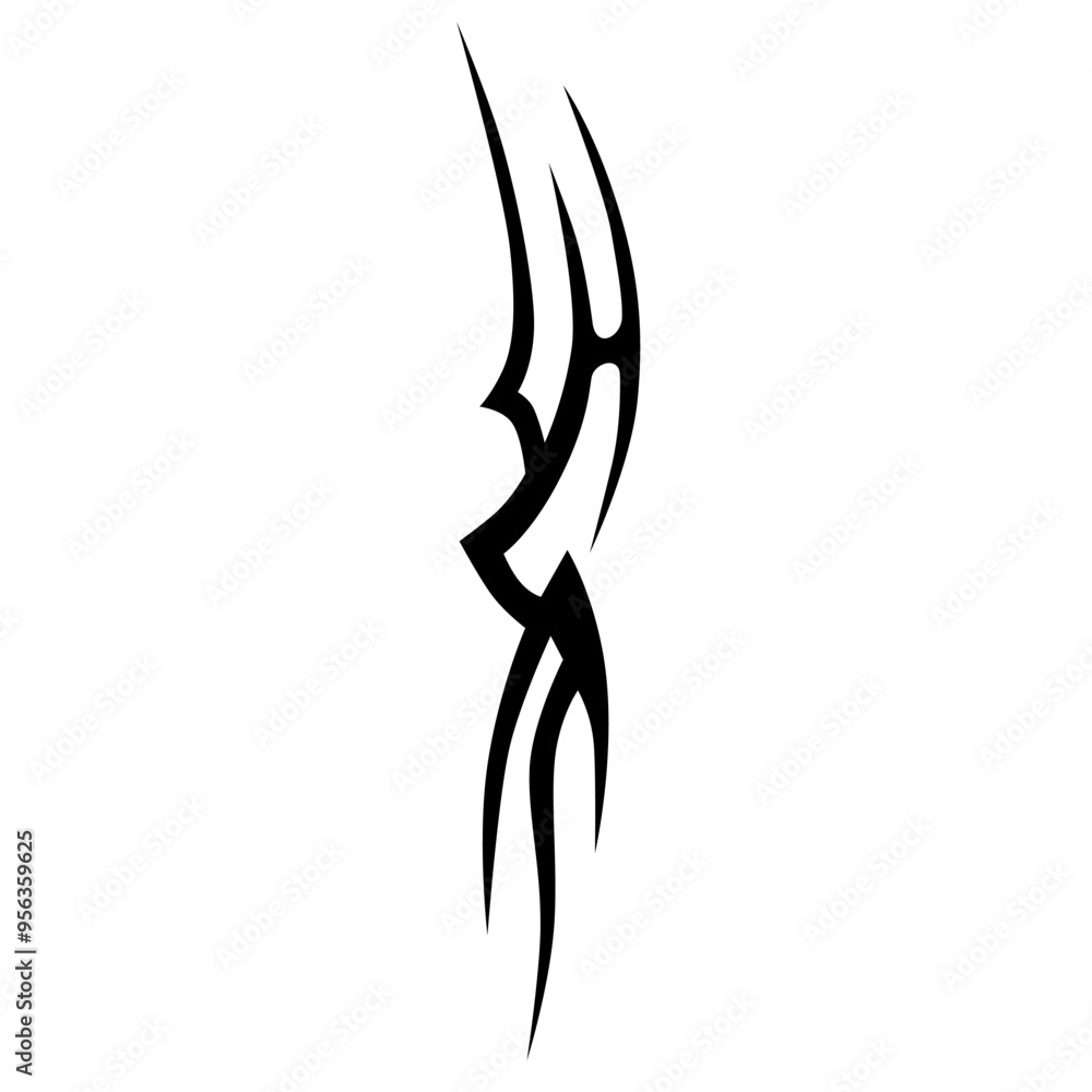 Obraz premium Tattoo designs. Tattoo tribal vector designs. Art tribal tattoo.