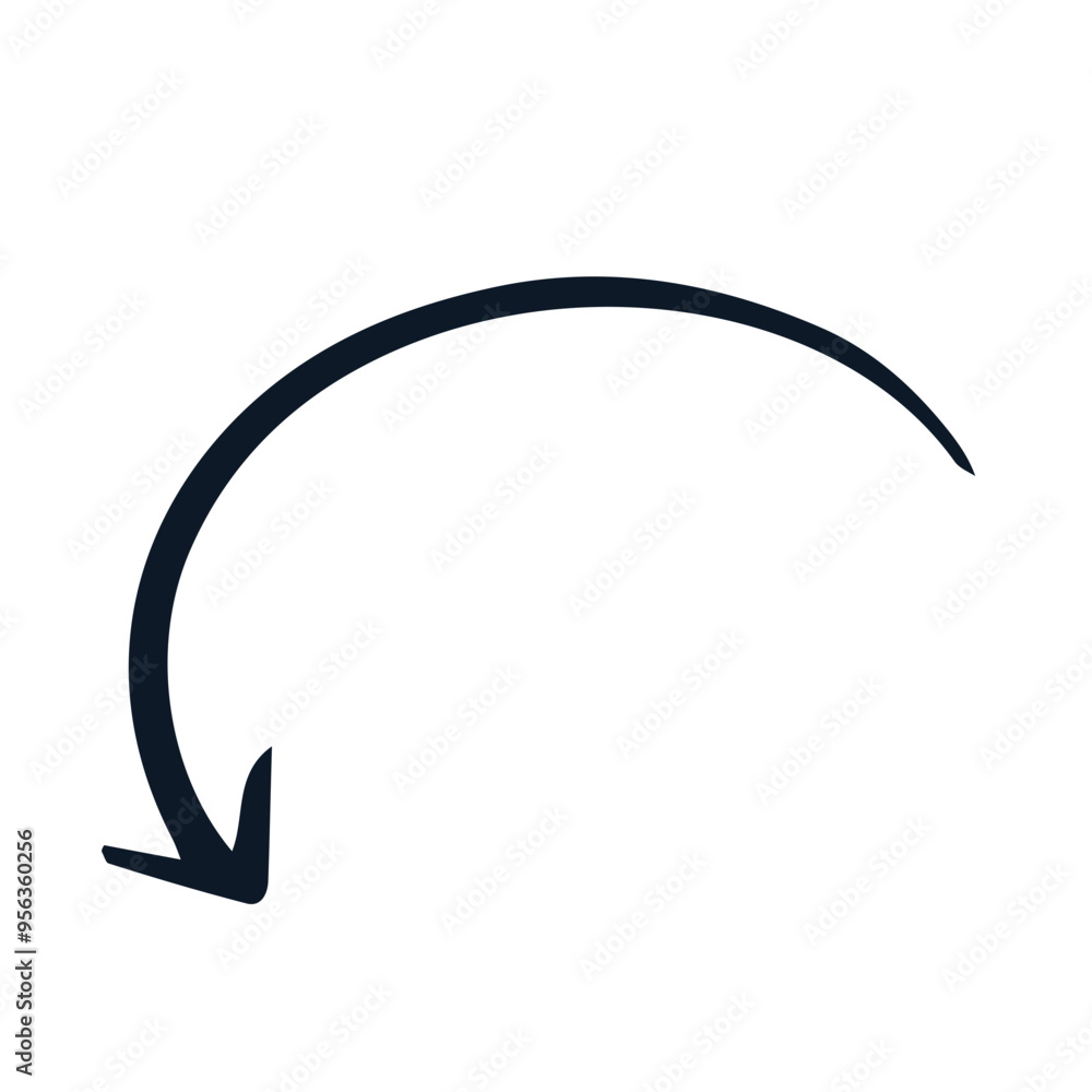 Hand Drawn Arrow Vector. png and vector illustration on transparent background Hand Drawn Arrow Vector. png and vector illustration on transparent background