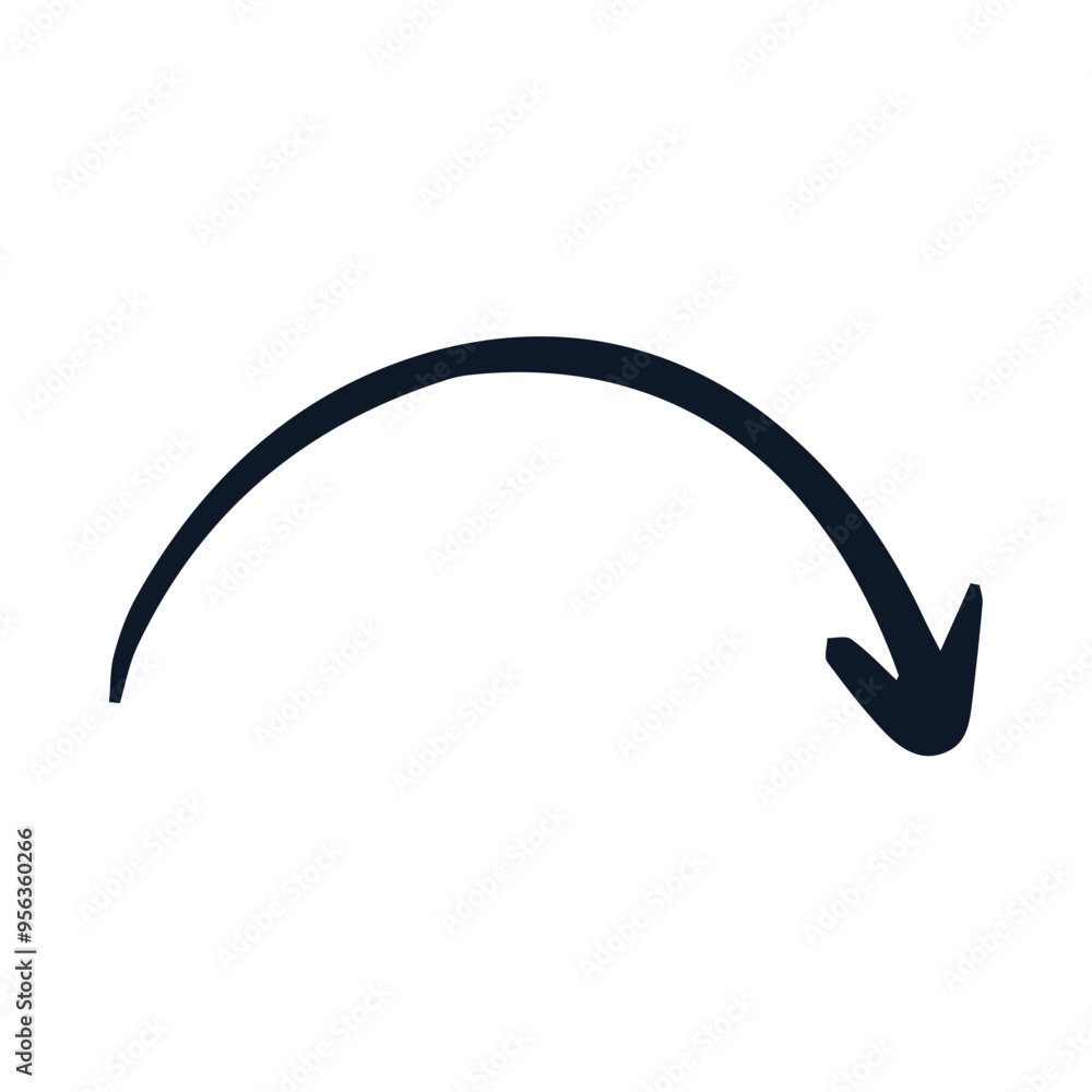 Hand Drawn Arrow Vector. png and vector illustration on transparent background Hand Drawn Arrow Vector. png and vector illustration on transparent background