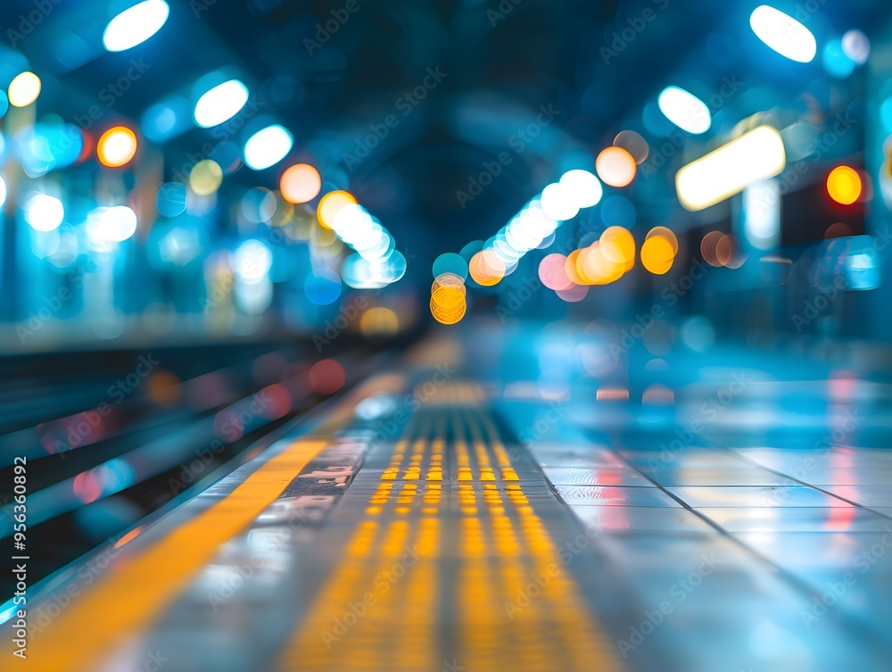 blurred train station background blurred train station background