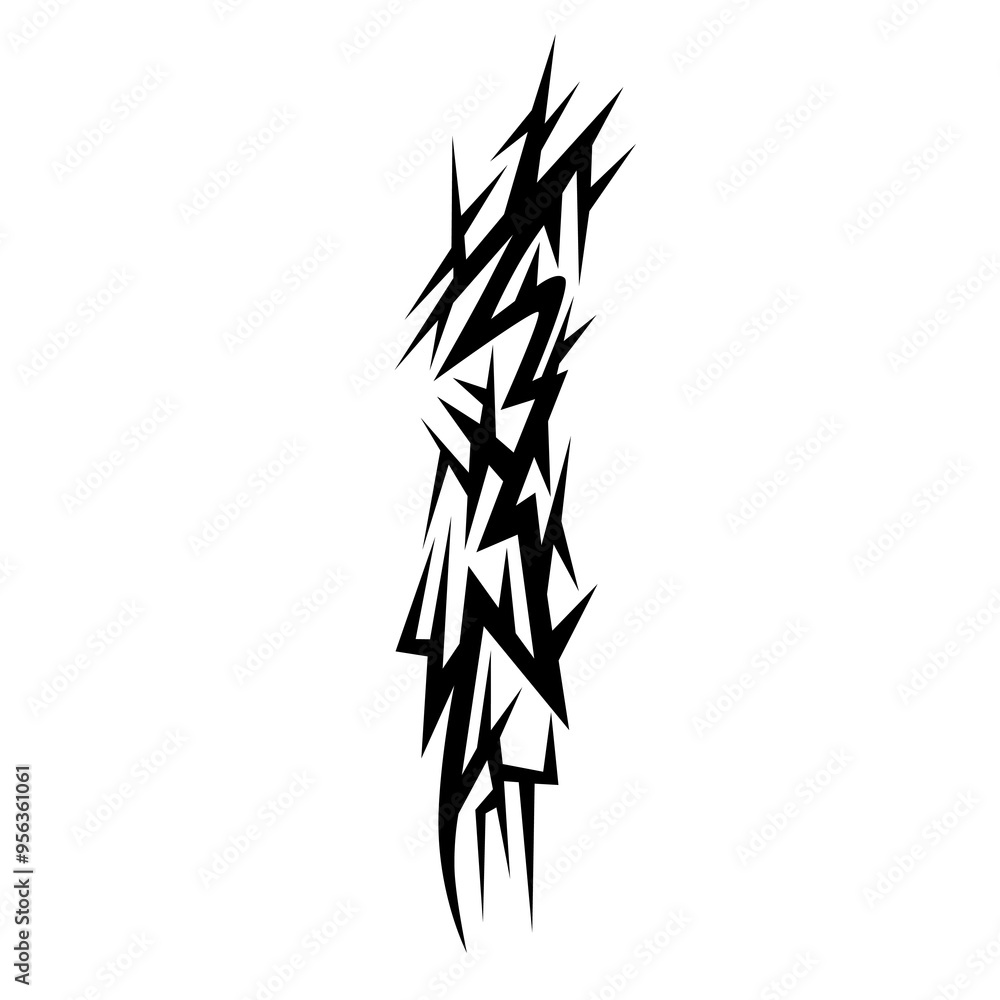 Simple Tattoo design. Tattoo tribal design vector. Art tribal tattoo Stencil. Simple Tattoo design. Tattoo tribal design vector. Art tribal tattoo Stencil.